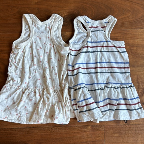 CHILDHOODS CLOTHING Toddler Girls Twirly Tank ruffle Dress / 2T 2-pack - Picture 7 of 7